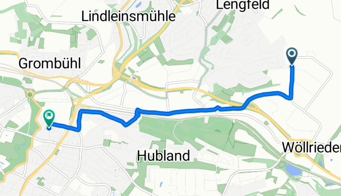 Friedrich-Bergius-Ring, Würzburg nach Annastraße, Würzburg