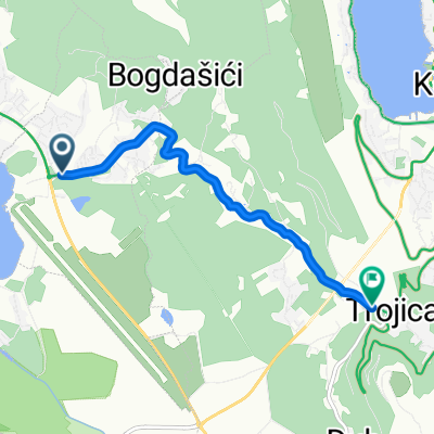 Euro Velo 8 MNE section change Tivat - Trojica