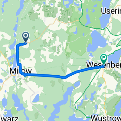 L 25, Mirow nach Bahnhofstraße, Wesenberg