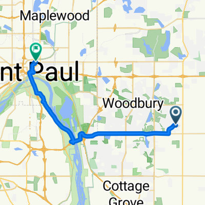 Route in Saint Paul