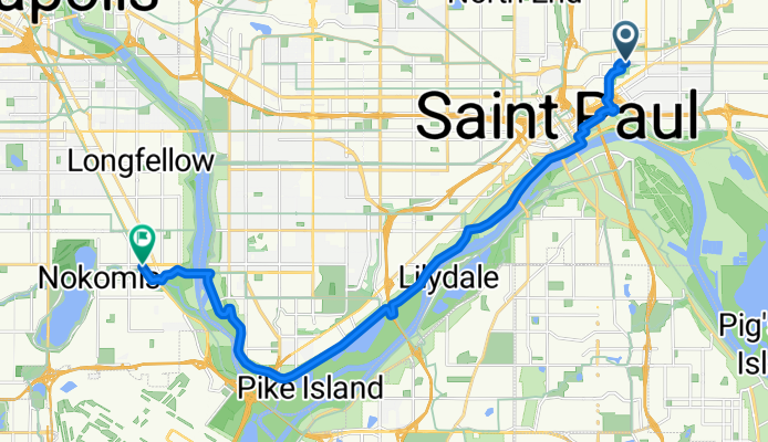 From Saint Paul to Minneapolis