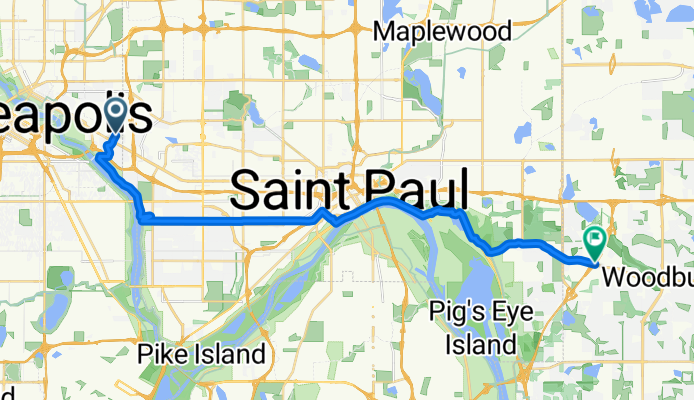 From Minneapolis to Saint Paul