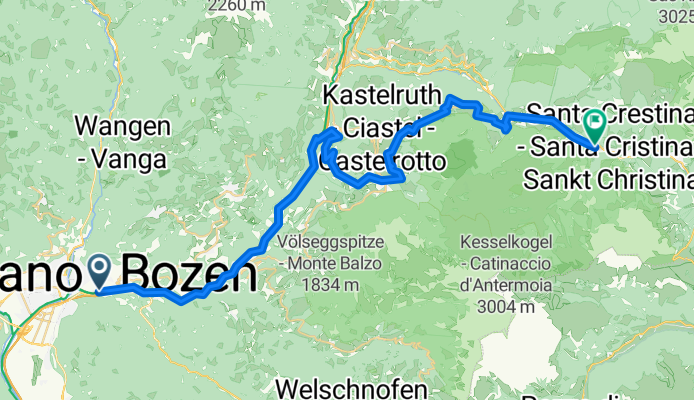 Болцано - Ortisei