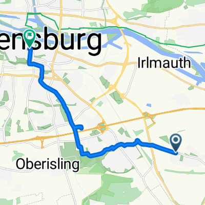 Hohlweg nach Weiße-Lilien-Straße