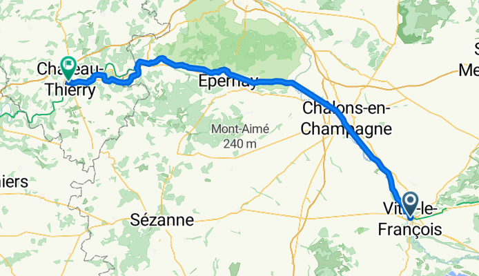 Vitry-le-François - Château-Thierry