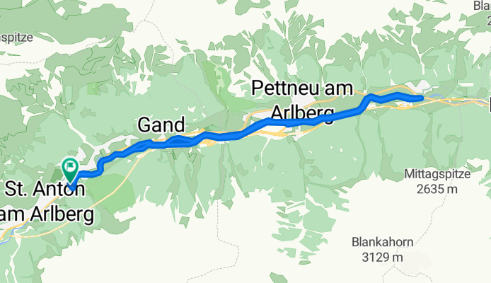 Dorfstraße, St. Anton Am Arlberg nach Dorfstraße, St. Anton Am Arlberg