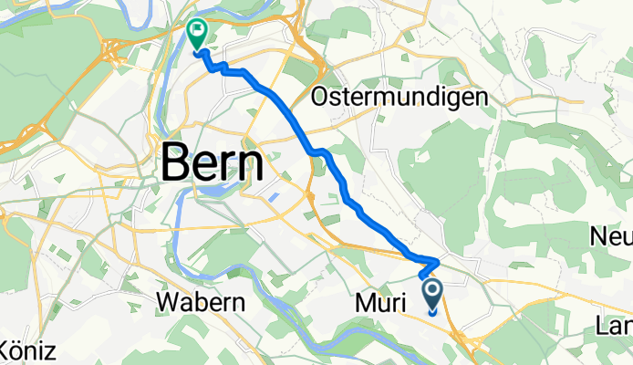 Ammannstrasse, Muri b. Bern nach Dändlikerweg, Bern