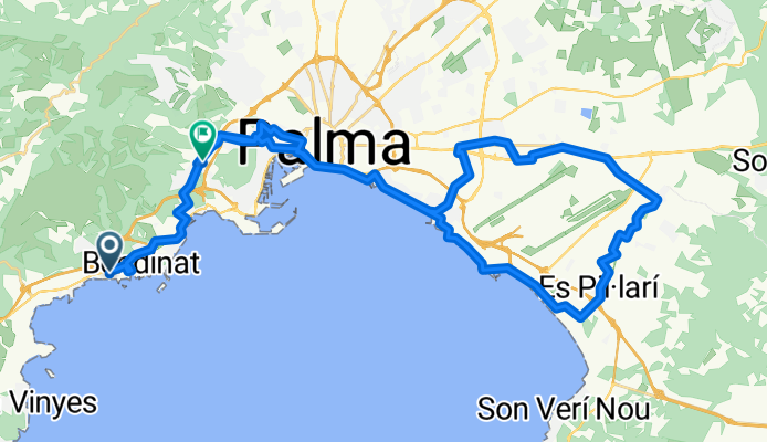 Carrer Antonio María Alcover, Calvià to Camí del Tramvia, Palma de Mallorca