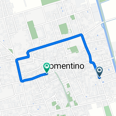 Via XXIV Maggió, Romentino a Largo Pombia, Romentino