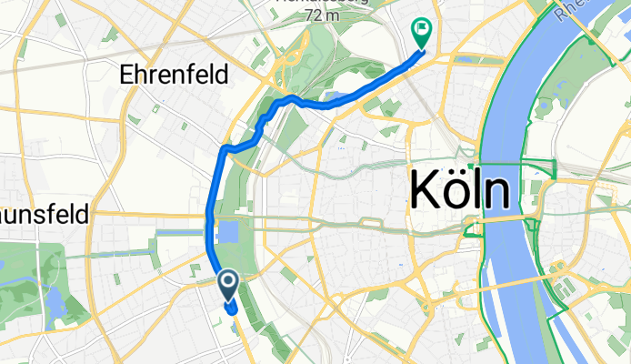 An St Laurentius, Köln nach Balthasarstraße, Köln