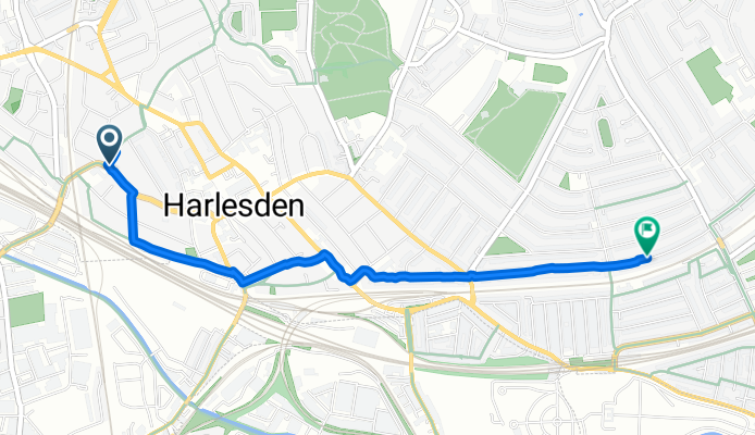 31 Greenhill Park, London to 90A Clifford Gardens, London