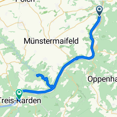 Lehmen - Eltz - Treis Karden 30 km DEU 2025
