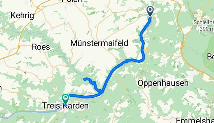Lehmen - Eltz - Treis Karden 30 km DEU 2025