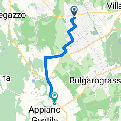 Via Antonio Gramsci, Lurate Caccivio a Via Salvo D'Acquisto, Appiano Gentile