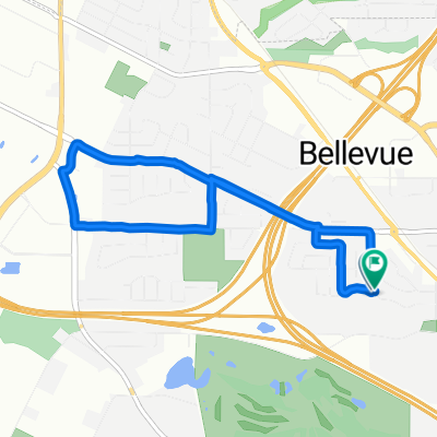 Hillside Heights Dr, Bellevue to Hillside Heights Dr, Bellevue