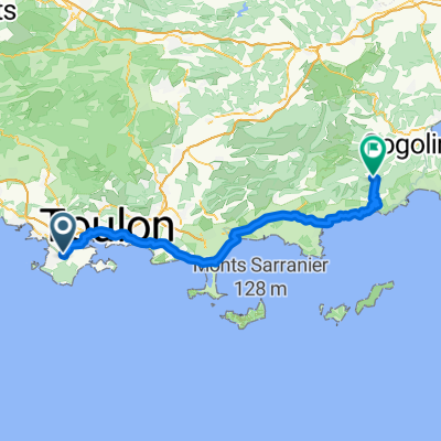 Rue Séverin Saurin, Six-Fours-les-Plages à Grande Rue, La Môle