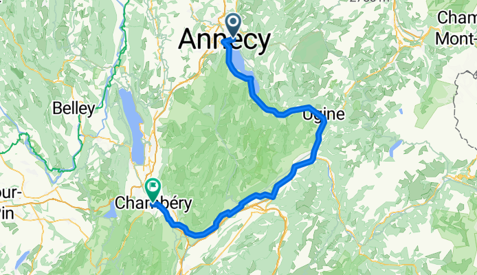 From Annecy to Chambéry
