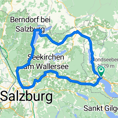 Route in Mondsee