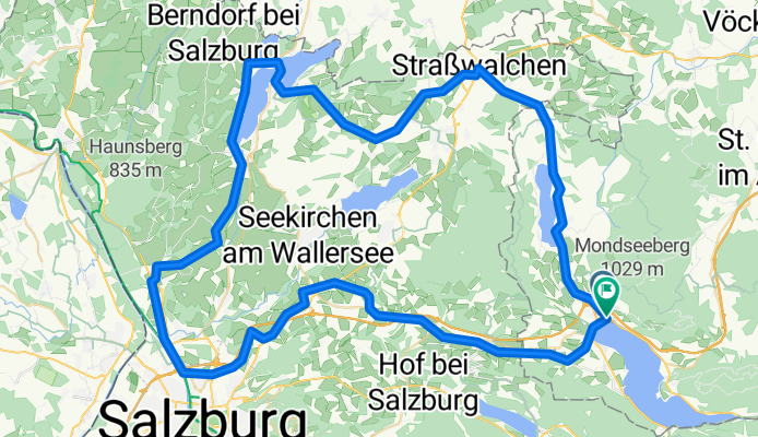 Route in Mondsee