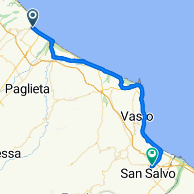 SS 16, Fossacesia nach Strada Istonia, San Salvo