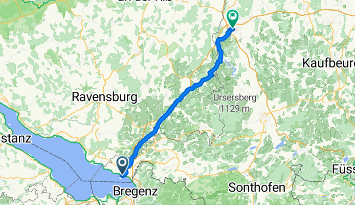 Von Lindau (Bodensee) bis Memmingen