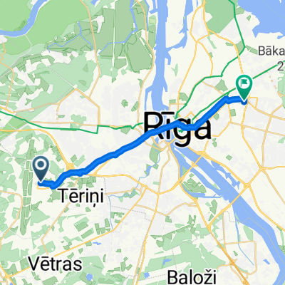 От Latvijas gaisa satiksme до Braslas iela
