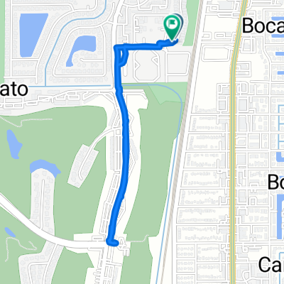 NW Turtle Walk, Boca Raton to NW Turtle Walk, Boca Raton