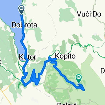 Dobrota, Dobrota2 to Cetinje - Lovćen, Cetinje
