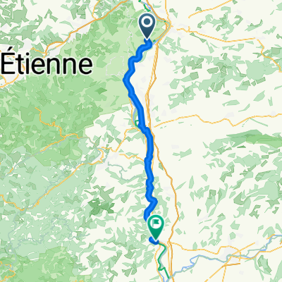 Rue de la Côte Brune, Ampuis to Rue du Doux, Tournon-sur-Rhône
