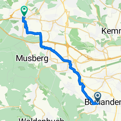 Plattenhardter Straße nach Schwabenplatz