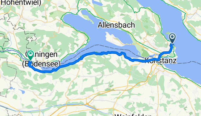 Zur Allmannshöhe, Konstanz nach Oberstadt, Stein am Rhein