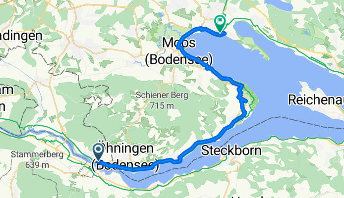 Oberstadt, Stein am Rhein nach Radolfzell, Radolfzell am Bodensee