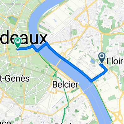 Impasse Coulet, Floirac to Place Rohan, Bordeaux