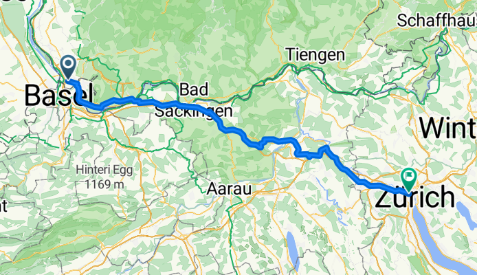 Von Weil am Rhein bis Zürich