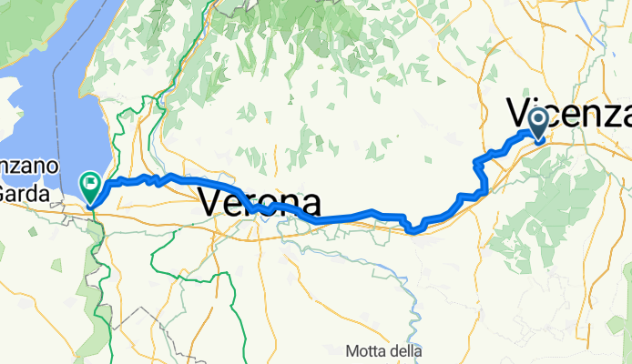 Da Altavilla Vicentina a Peschiera del Garda