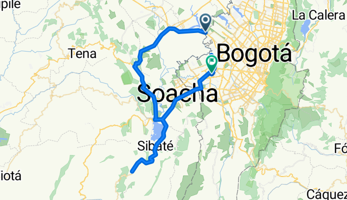 De Avenida # 135-25 a Calle 41d Sur 78N-88