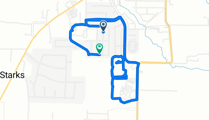 S Amber Dawn Ave, Farmington to S Amber Dawn Ave, Farmington
