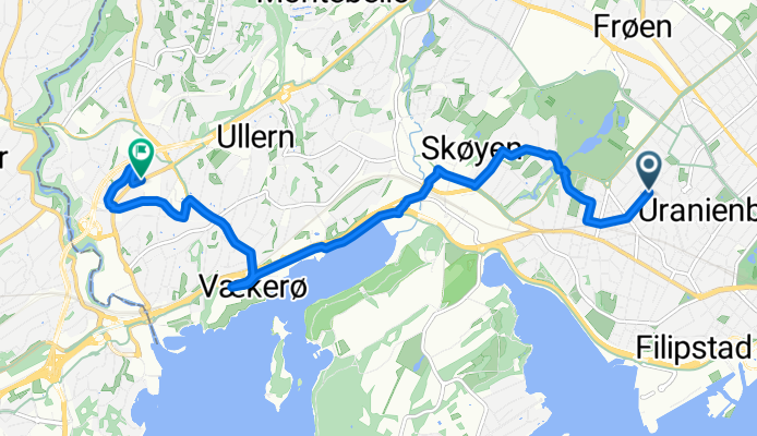 Tidemands gate, Oslo to Ullernchausséen, Oslo