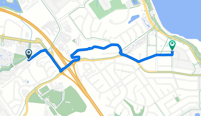 Glen Kyle Dr, Buderim à Alexandra Pde, Alexandra Headland