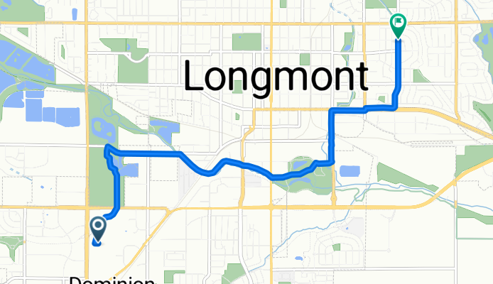S Hover St, Longmont to Elliott St, Longmont