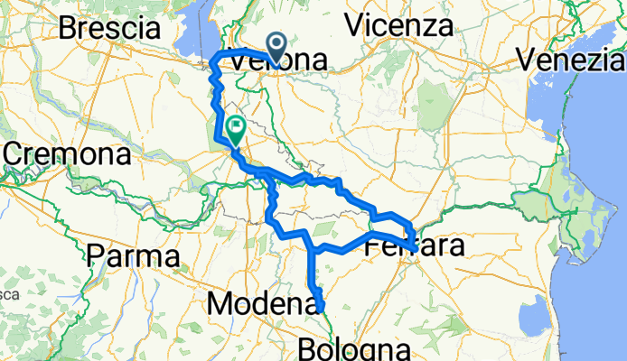 Route to Bologna