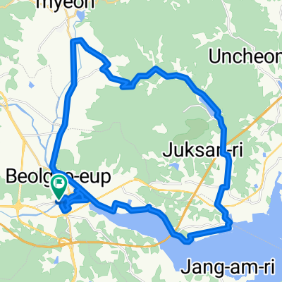 Beolgyo-eup 100-10 to Beolgyo-eup 100-10