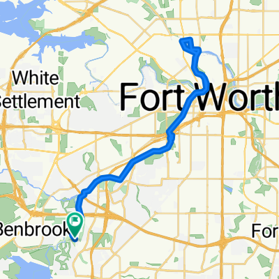 Bellaire Dr S, Fort Worth to Bellaire Dr S, Fort Worth