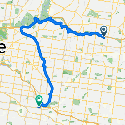 Koonung Rd, Blackburn North to Nirvana Ave, Malvern East