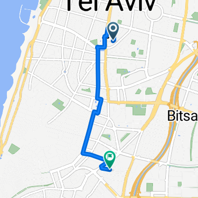 Hermann Struck Street, Tel Aviv-Yafo to Rival Street, Tel Aviv-Yafo