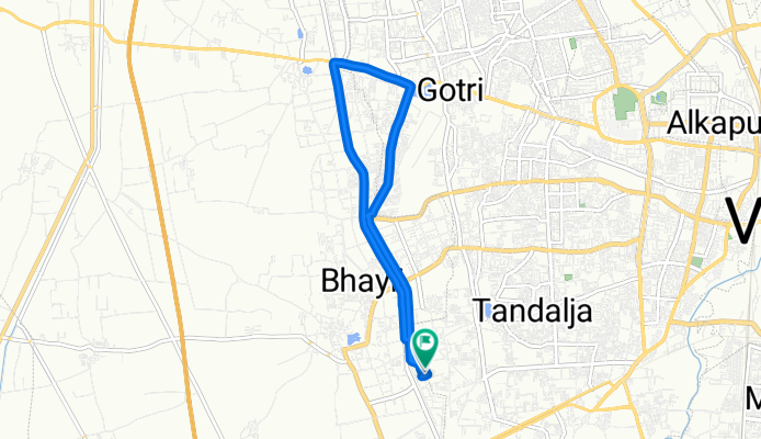 Vasna Bhayli Canal Road to Vasna Bhayli Canal Road