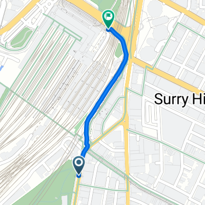 Buckingham St, Surry Hills to Pitt St, Haymarket