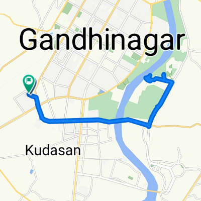 Sargasan, Gandhinagar to Sargasan, Gandhinagar