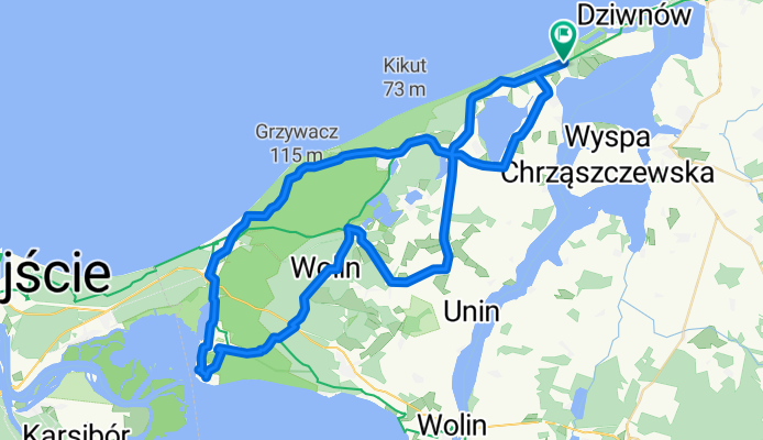 Lubin, Wzgórze Zielonka i jeziorko Turkusowe