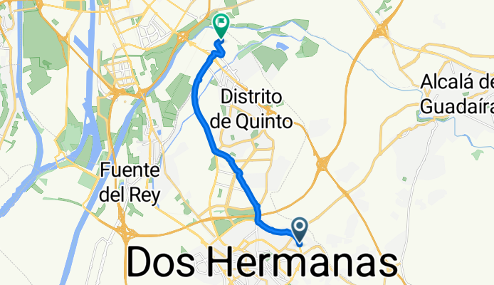 Ronda de Adolfo Suárez, Dos Hermanas a Dos Hermanas